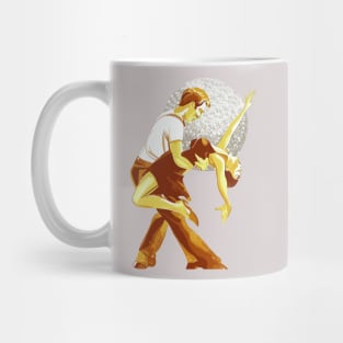 Strictly Salsa Couple Dancing With Glitter Ball Mug